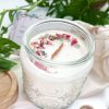 Sveča Vrtnica – Sojina sveča z mešanico eteričnih olj (500g)