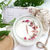 Sveča Vrtnica – Sojina sveča z mešanico eteričnih olj (500g)