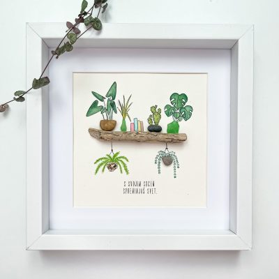S svojim srcem spreminjaš svet Unikatna ilustracija – S svojim srcem spreminjaš svet
