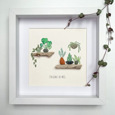 Rože so življenje Unikatna ilustracija – Življenje so rože